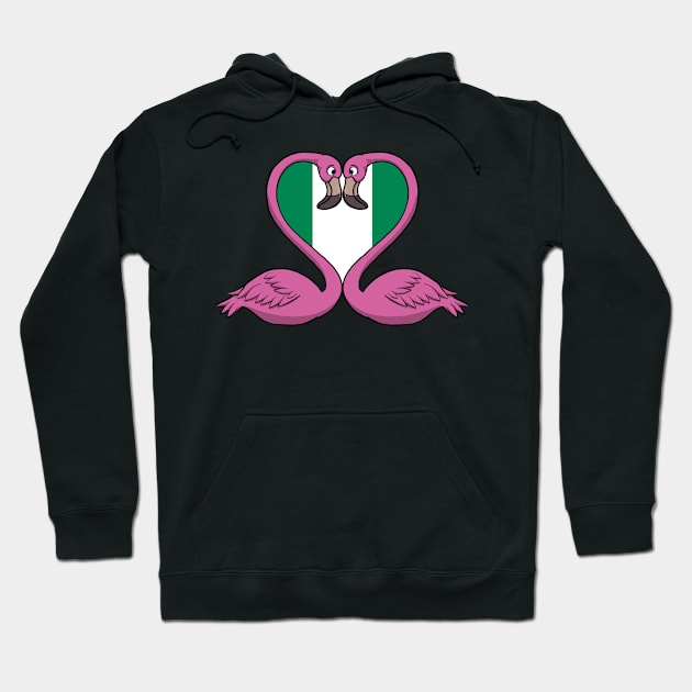 Flamingo Nigeria Hoodie by RampArt